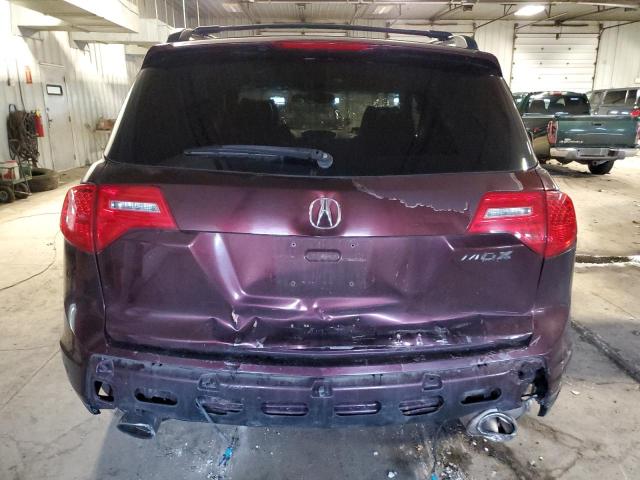 2HHYD28289H900126 - 2009 ACURA MDX PURPLE photo 6