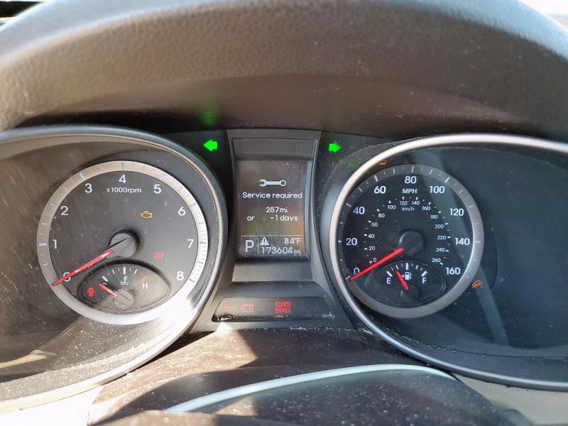 5XYZU3LB6DG114739 - 2013 HYUNDAI SANTA FE S 橙色 照片 9