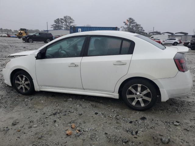 3N1AB6AP9CL649609 - 2012 NISSAN SENTRA 2.0 WHITE photo 2