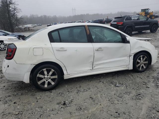 3N1AB6AP9CL649609 - 2012 NISSAN SENTRA 2.0 WHITE photo 3