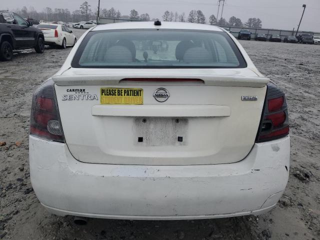 3N1AB6AP9CL649609 - 2012 NISSAN SENTRA 2.0 WHITE photo 6