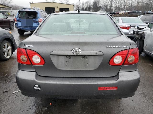 2T1BR30EX6C700392 - 2006 TOYOTA COROLLA CE GRAY photo 6