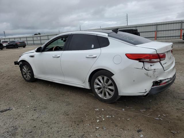 5XXGU4L37GG013790 - 2016 KIA OPTIMA EX WHITE photo 2