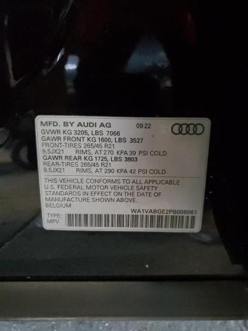 WA1VABGE2PB008061 - 2023 AUDI E-TRON CHRONOS BLACK photo 14