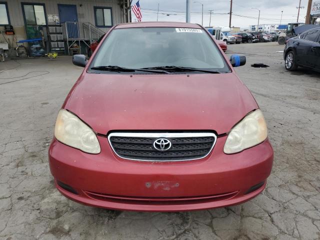 1NXBR32E78Z026832 - 2008 TOYOTA COROLLA CE RED photo 5