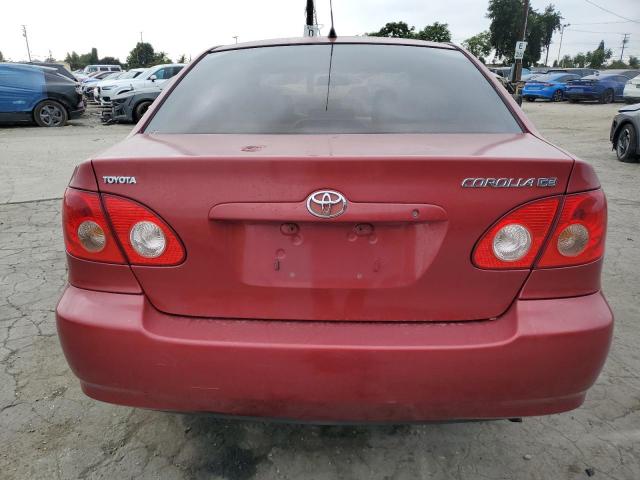1NXBR32E78Z026832 - 2008 TOYOTA COROLLA CE RED photo 6