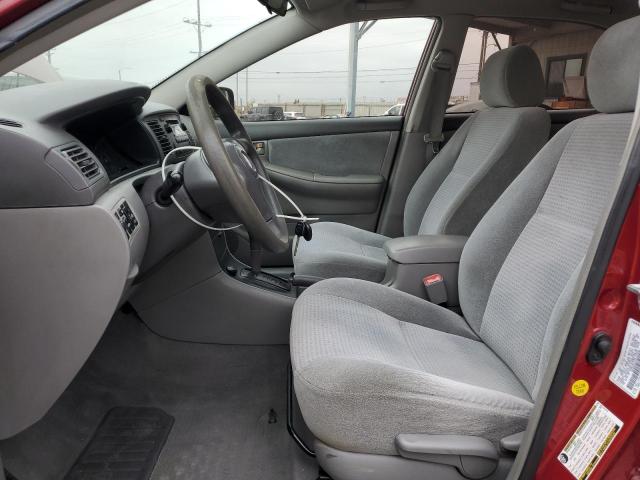 1NXBR32E78Z026832 - 2008 TOYOTA COROLLA CE RED photo 7