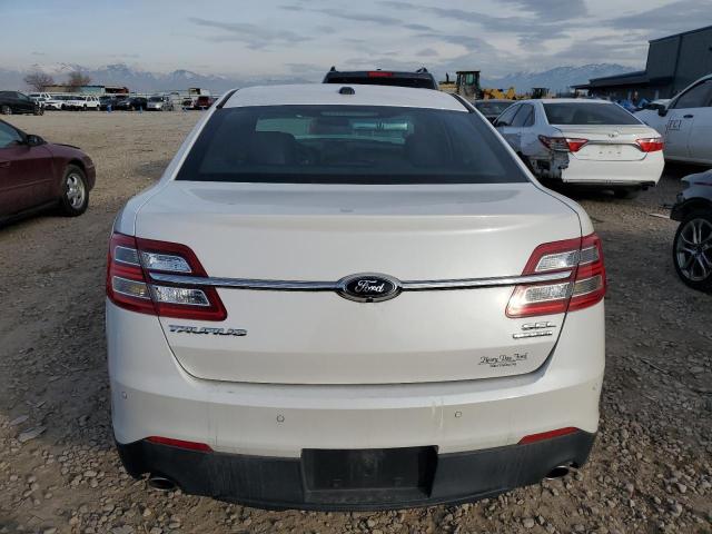 1FAHP2E88EG148023 - 2014 FORD TAURUS SEL WHITE photo 6