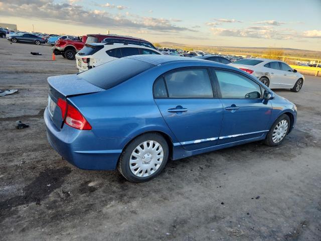 1HGFA15577L117263 - 2007 HONDA CIVIC LX BLUE photo 3