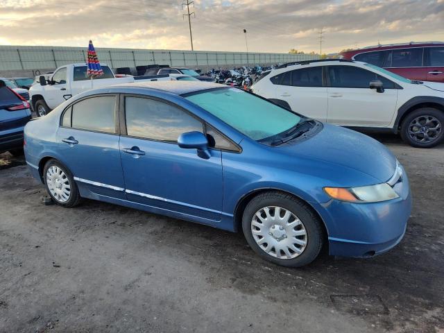 1HGFA15577L117263 - 2007 HONDA CIVIC LX BLUE photo 4