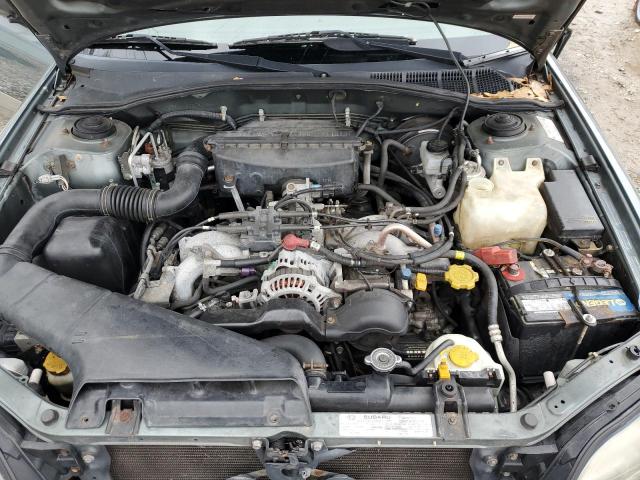 4S3BH675927609524 - 2002 SUBARU LEGACY OUTBACK AWP 青色 照片 11