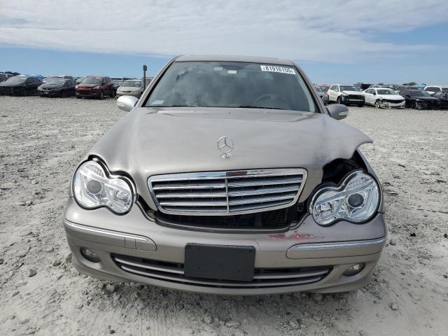 WDBRF92H27F922689 - 2007 MERCEDES-BENZ C 280 4MATIC SILVER photo 5