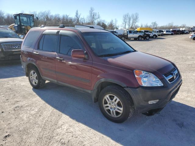 SHSRD78833U108562 - 2003 HONDA CR-V EX MAROON photo 4