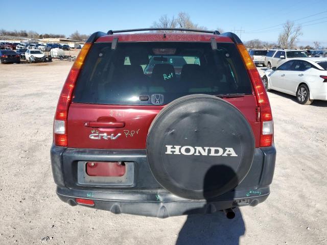 SHSRD78833U108562 - 2003 HONDA CR-V EX MAROON photo 6