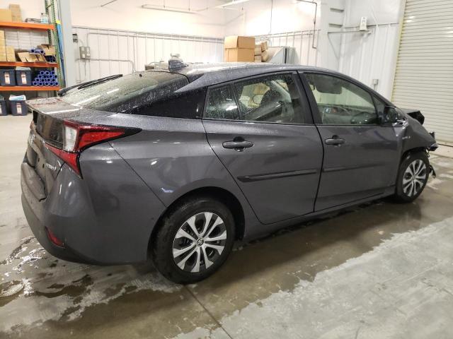 JTDL9MFU4N3033836 - 2022 TOYOTA PRIUS LE GRAY photo 3