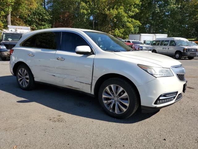 5FRYD4H41EB048328 - 2014 ACURA MDX TECHNOLOGY Weiß Foto 4
