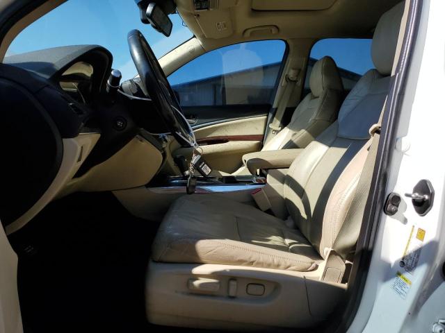 5FRYD4H41EB048328 - 2014 ACURA MDX TECHNOLOGY Weiß Foto 7
