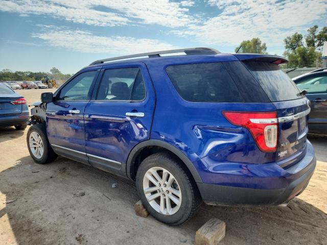 1FM5K7D97DGC24666 - 2013 FORD EXPLORER XLT ლურჯი ფოტო 2