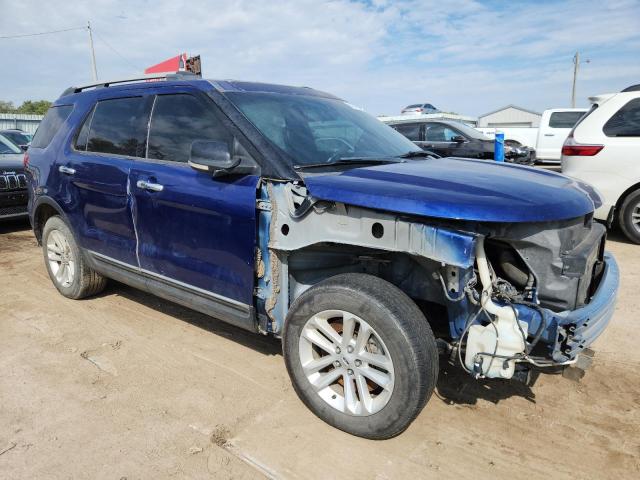 1FM5K7D97DGC24666 - 2013 FORD EXPLORER XLT ლურჯი ფოტო 4