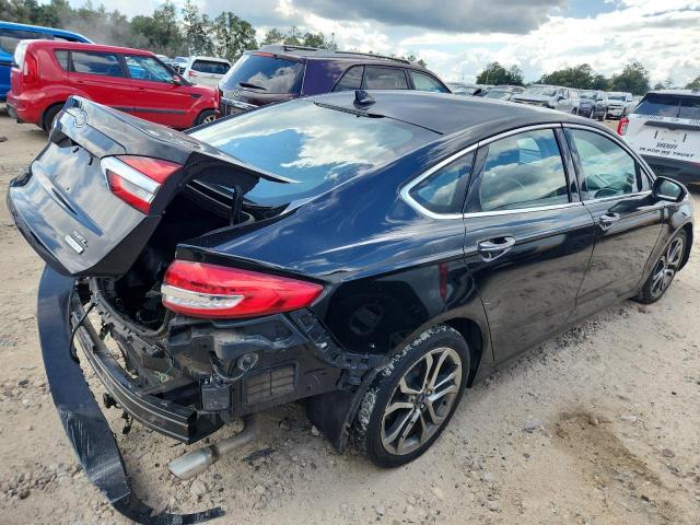 3FA6P0CD2KR253009 - 2019 FORD FUSION SEL BLACK photo 3