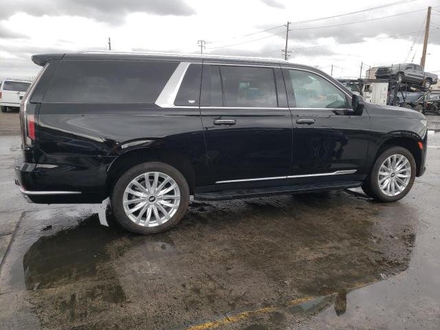 1GYS3JKLXPR171934 - 2023 CADILLAC ESCALADE ESV LUXURY BLACK photo 3