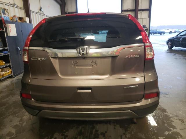 5J6RM4H43GL047441 - 2016 HONDA CR-V SE GRAY photo 6