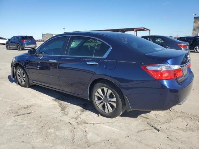 1HGCR2F34DA222798 - 2013 HONDA ACCORD LX BLUE photo 2