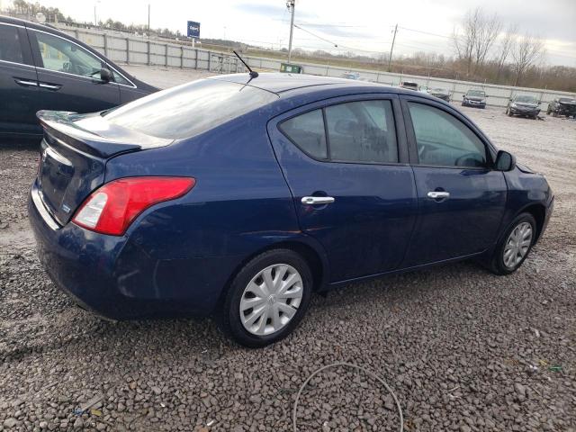 3N1CN7AP8EL805860 - 2014 NISSAN VERSA S BLUE photo 3