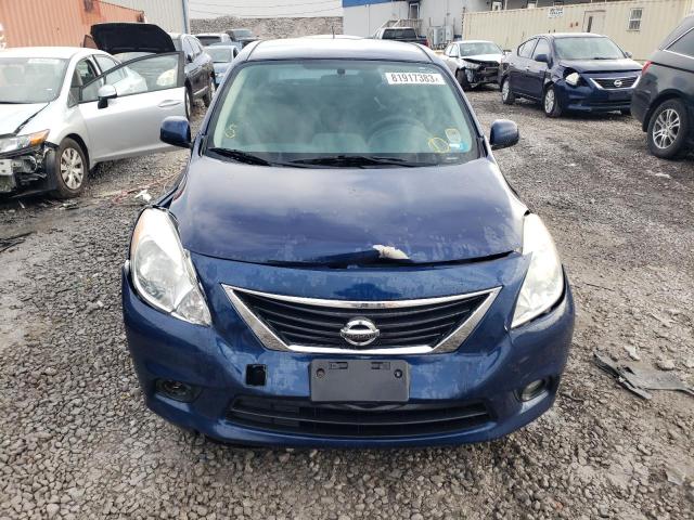 3N1CN7AP8EL805860 - 2014 NISSAN VERSA S BLUE photo 5