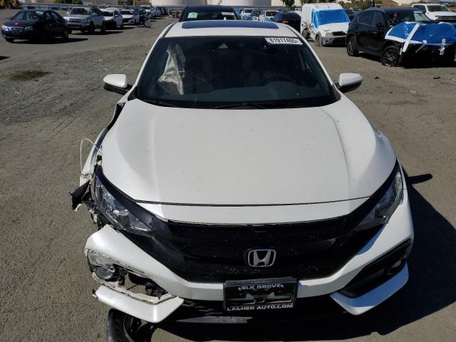 SHHFK7H68KU403197 - 2019 HONDA CIVIC EX WHITE photo 5