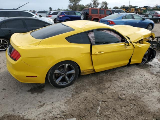 1FA6P8AMXG5292331 - 2016 FORD MUSTANG YELLOW photo 3