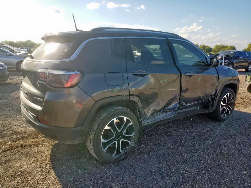 3C4NJDCB3NT143610 - 2022 JEEP COMPASS LIMITED 灰色 照片 3