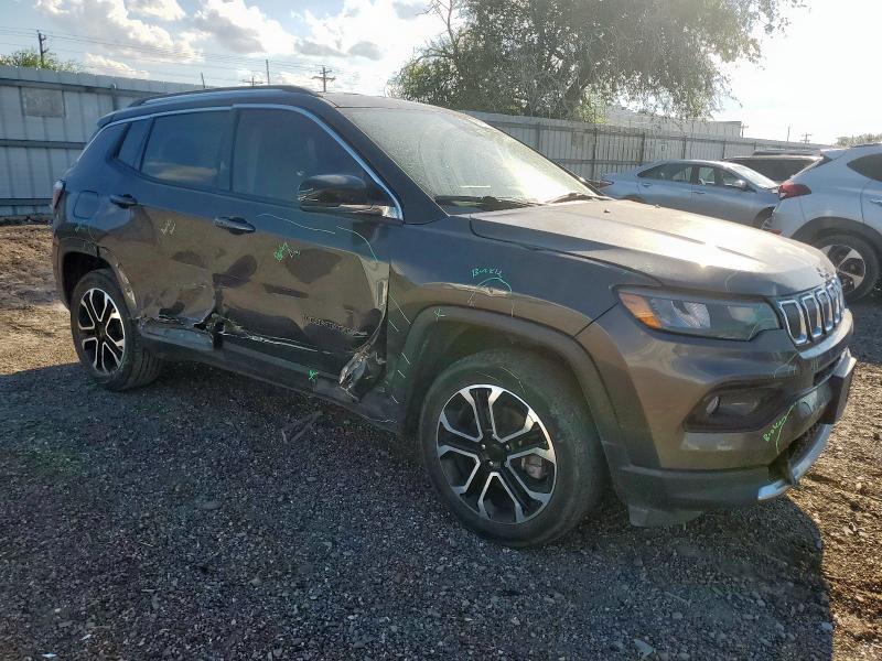 3C4NJDCB3NT143610 - 2022 JEEP COMPASS LIMITED 灰色 照片 4