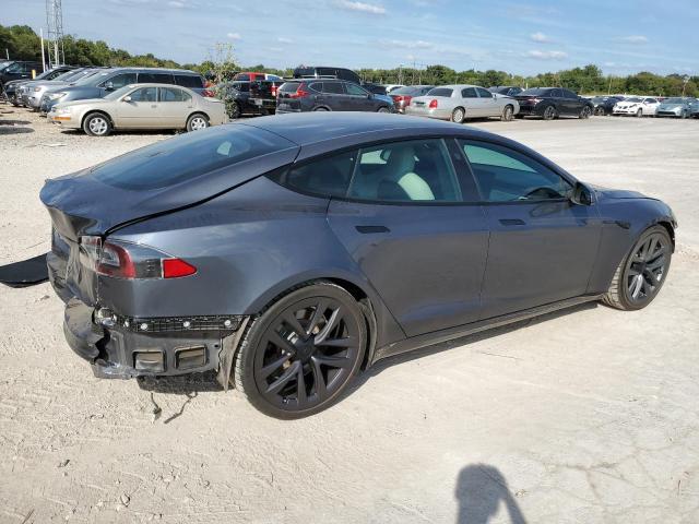 5YJSA1E5XMF432313 - 2021 TESLA MODEL S Grafitowy zdjęcie 3