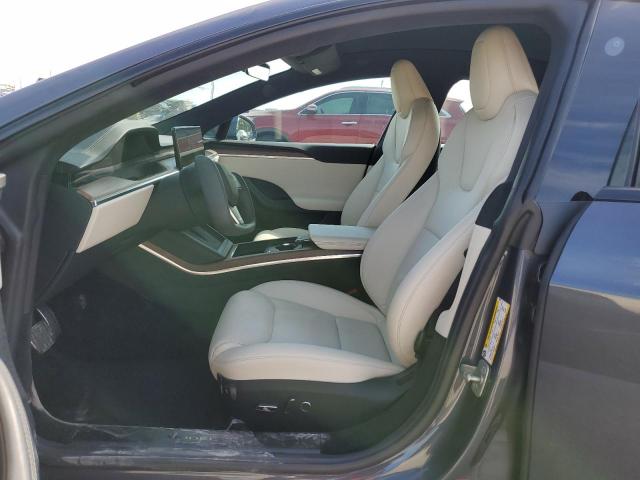 5YJSA1E5XMF432313 - 2021 TESLA MODEL S Grafitowy zdjęcie 7