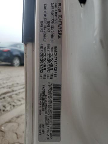 ZFBHRFAB8K6M65219 - 2019 RAM PROMASTER თეთრი ფოტო 14