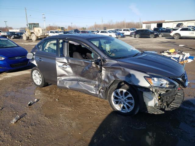 3N1AB7AP6KY257937 - 2019 NISSAN SENTRA S GRAY photo 4