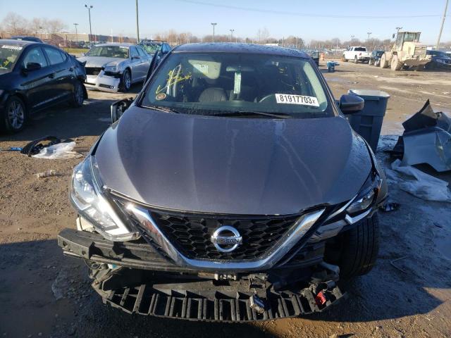 3N1AB7AP6KY257937 - 2019 NISSAN SENTRA S GRAY photo 5