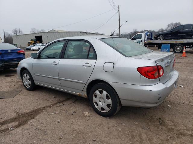 JTDBR32E660095763 - 2006 TOYOTA COROLLA CE SILVER photo 2