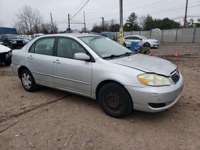 JTDBR32E660095763 - 2006 TOYOTA COROLLA CE SILVER photo 4