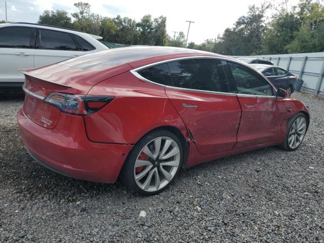 5YJ3E1EB1JF080569 - 2018 TESLA MODEL 3 红色 照片 3