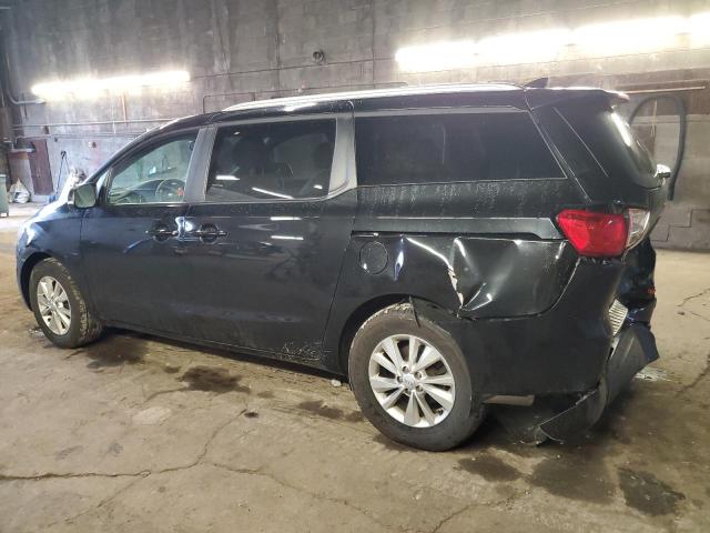 KNDMB5C13G6188517 - 2016 KIA SEDONA LX BLACK photo 2