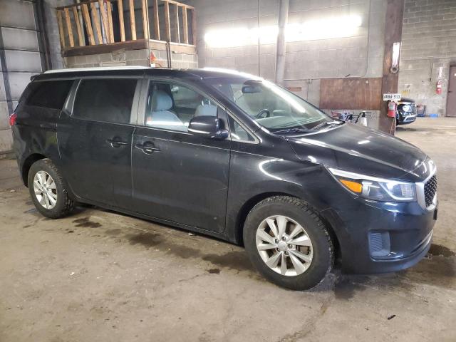 KNDMB5C13G6188517 - 2016 KIA SEDONA LX BLACK photo 4