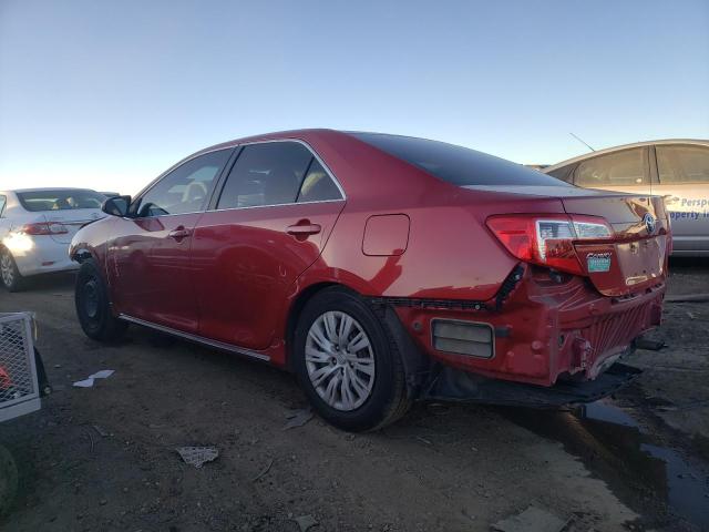 4T1BF1FK9DU722664 - 2013 TOYOTA CAMRY L RED photo 2