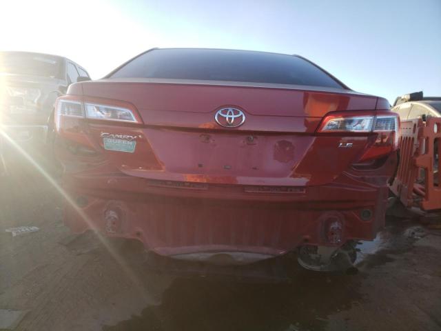 4T1BF1FK9DU722664 - 2013 TOYOTA CAMRY L RED photo 6