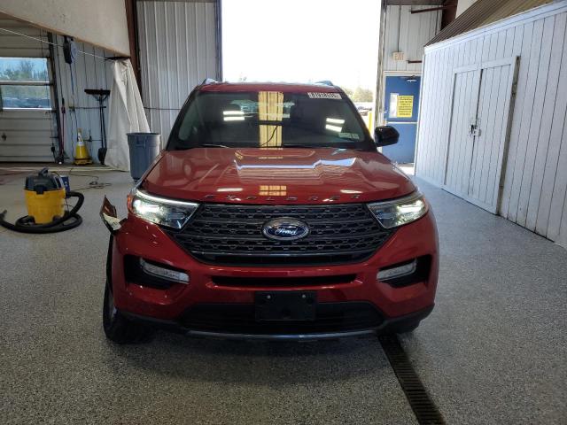 1FMSK8DH1RGA86856 - 2024 FORD EXPLORER XLT Бордовий фото 5