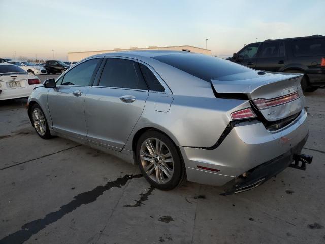 3LN6L2LUXFR624095 - 2015 LINCOLN MKZ HYBRID SILVER photo 2