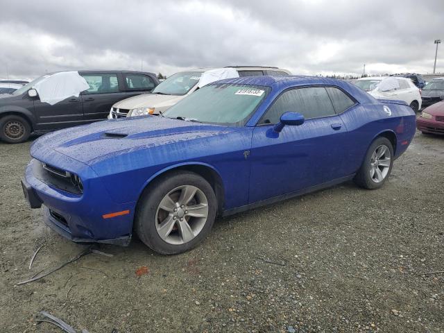 2C3CDZAG6KH699834 - 2019 DODGE CHALLENGER SXT BLUE photo 1