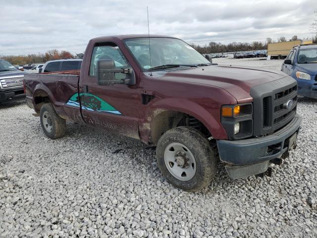 1FTNF21599EB21765 - 2009 FORD F250 SUPER DUTY RED photo 4