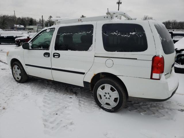 1GBDV13107D163901 - 2007 CHEVROLET UPLANDER INCOMPLETE WHITE photo 2